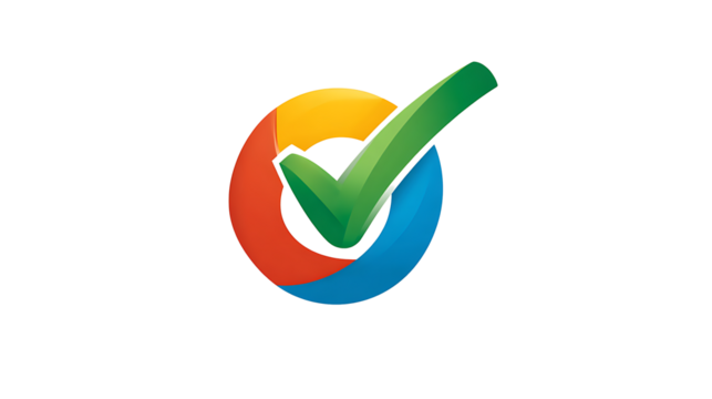 World Standards Day symbol with checkmark and standards icon, isolated on a white background