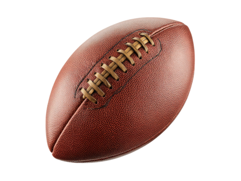 American football game ball isolated on black background, Isolated On White, Png Transparent