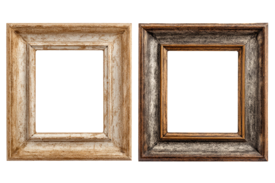 vintage photo frame isolated on transparent background Remove png, Clipping Path, pen tool