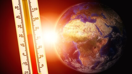 Europe experiences heatwaves as temperatures from climate change.