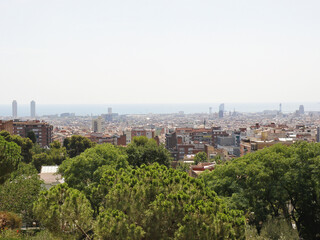Barcelona Panoramic Landscape, Spain