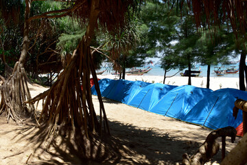 tent on the beach