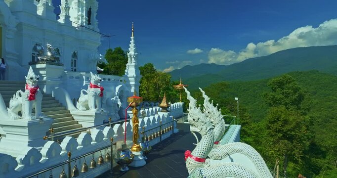 The metal castle pagoda, one of the tourist attractions in Chiang Mai at Wat Aranyawas, is Phra That Si Mueang Pong, which is considered the 2nd metal castle in Thailand and the 4th in the world.