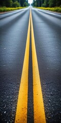 Double Road Stripe Narrow View