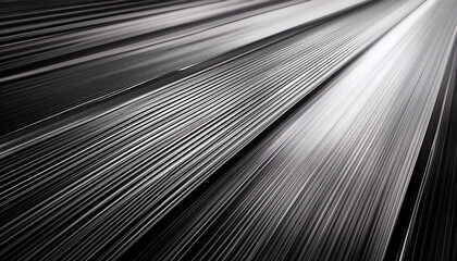 Abstract monochrome background of parallel lines and light streaks black and white