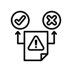 Decision Making line icon