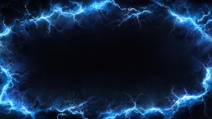 blue lightning background