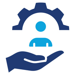 Obraz premium Talent Development Strategy Mixed color icon