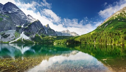 Majestic Morskie Oko Lake Polish Tatras Mountains © Kayli