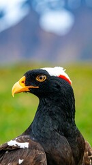 Close-up bird profile