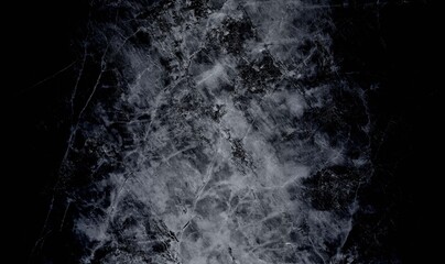 Detailed x-ray image of intricate structures emerging from dark void