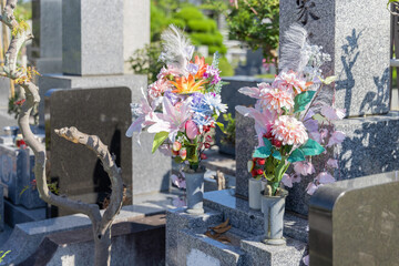 墓地　霊園　お墓　献花　お供え　プロパティ取得済み
