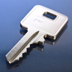 Close-up of a metal key