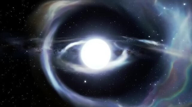 White dwarf in nebula