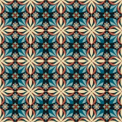 Abstract geometric tribal ethnic oriental ikat folklore diamonds traditional seamless pattern design for background carpet wallpaper clothing fabric wrapping 