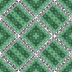 Abstract geometric tribal ethnic oriental ikat folklore diamonds traditional seamless pattern design for background carpet wallpaper clothing fabric wrapping 