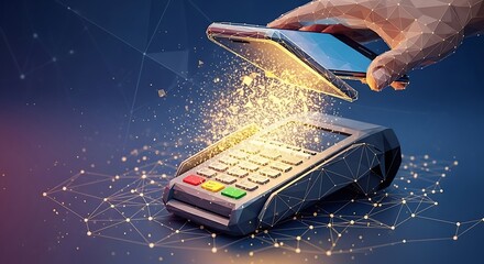 Mobile contactless payment technology.