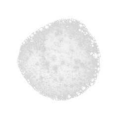 white soap bubble suds isolated element