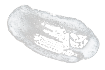 soft soap foam isolated element