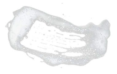 abstract white foam isolated element