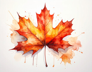 秋　生成AI　水彩　アイコン