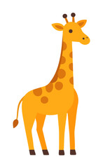Obraz premium Żyrafa animowana ilustracja