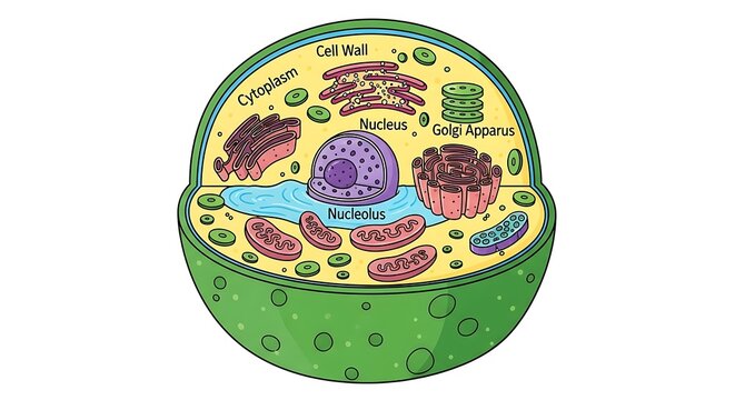 Plant Cell Illustration.