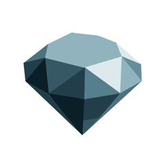 Geometric Diamond Illustration for Jewelry Design, Art, and Graphics
