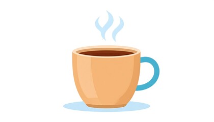 Simple coffee cup illustration