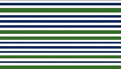 A design featuring horizontal stripes of navy blue, forest green, and white creates a classic and versatile pattern.