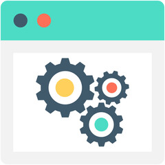 Search Engine Optimization Symbol - SEO Web Indicator, Site Optimization Icon