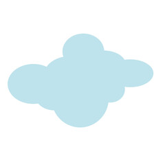blue cloud icon