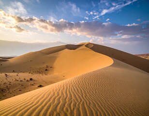 Desert dune at sunrise