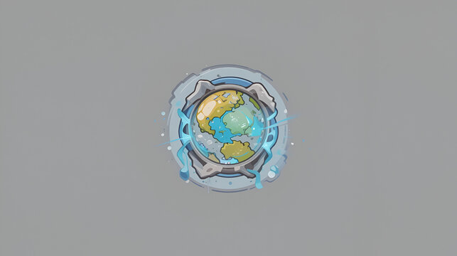 Color illustration icon for discoverable