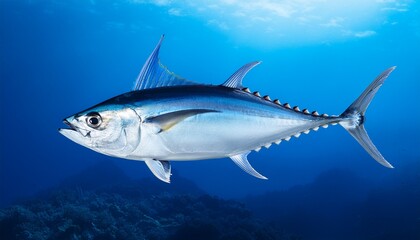 Fototapeta premium Bluefin Tuna Thunnus Thynnus Saltwater Fish