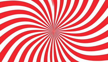 Fototapeta premium Red and white radial pattern