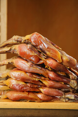 Hubei Salt-Baked Preserved Chicken - Traditional Chinese Air-Dried Marinated Poultry Ready to Eat Local Specialty