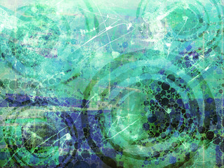 Scratched and distressed vintage, Collage Wallpaper Background