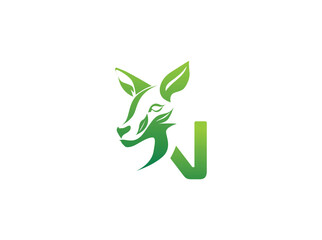 Modern agriculture biotech logo design combining eco-friendly elements with a green leaf and DNA symbol. Abstract emblem representing organic farming, sustainable agriculture, and innovative farm n