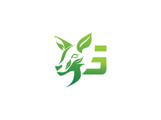 Modern agriculture biotech logo design combining eco-friendly elements with a green leaf and DNA symbol. Abstract emblem representing organic farming, sustainable agriculture, and innovative farm g