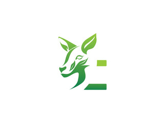 Modern agriculture biotech logo design combining eco-friendly elements with a green leaf and DNA symbol. Abstract emblem representing organic farming, sustainable agriculture, and innovative farm c
