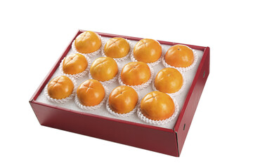 Boxed Hard Crisp Persimmons from Shaanxi Province Sweet Heart Candy Fruit Gift Set