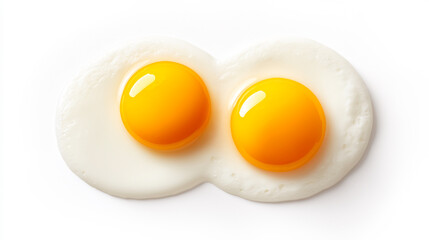 白背景の目玉焼き