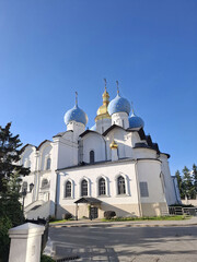 church, architecture, religion, russia, cathedral, orthodox, temple, cross, building, travel, dome, sky, city, history, landmark, culture, tower, orthodoxy, old, monastery, gold, monument, summer, ext