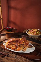 Hubei Airdried Marinated Chicken Specialty Ready to Eat Traditional Chinese Preserved Meat