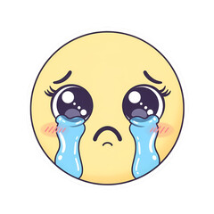 Big Eyes Crying Emoji: Perfect for Sad Moments & Emotional Expression