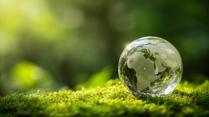 ESG Concept with Environment, Social, and Governance on Woodblock – Sustainable Organizational Development Idea