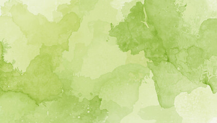 Watercolor Green Abstract Texture: Pastel Colors and Soft Design for Aesthetic Wallpaper and Mood Boards