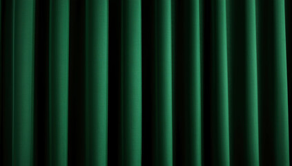 Elegant Green Stage Curtains: Velvet and Satin Texture for Interior Design & Home Decor in Theater and Performance Arts Venues