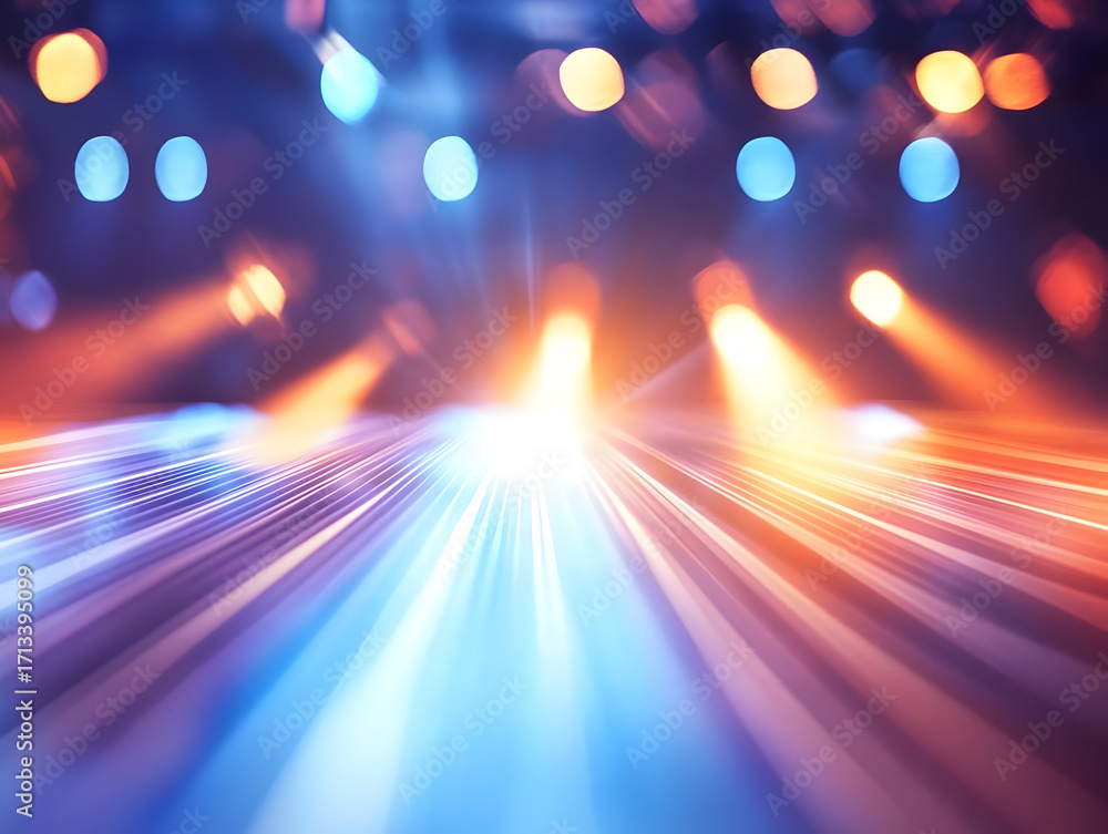 Poster vibrant abstract background with dynamic lighting effects, perfect for visual compositions or creati